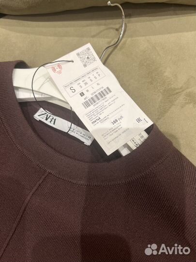 Трикотажное платье zara