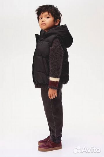 Жилетка со съемным капюшоном H&M