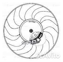 Вентилятор радиатора (без кожуха) LADA 2190 granta