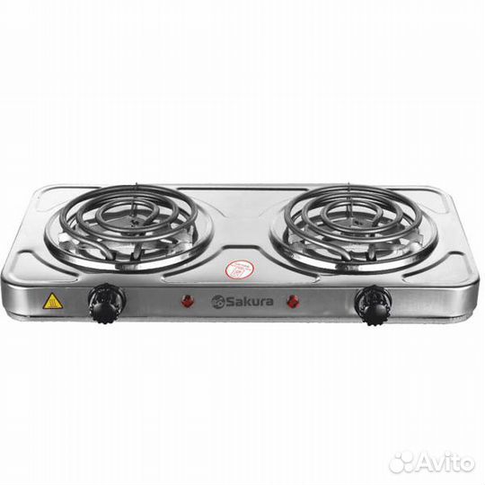 Плита 2 конфорки 150/140 мм. 1500Вт + 1000Вт. 11Н