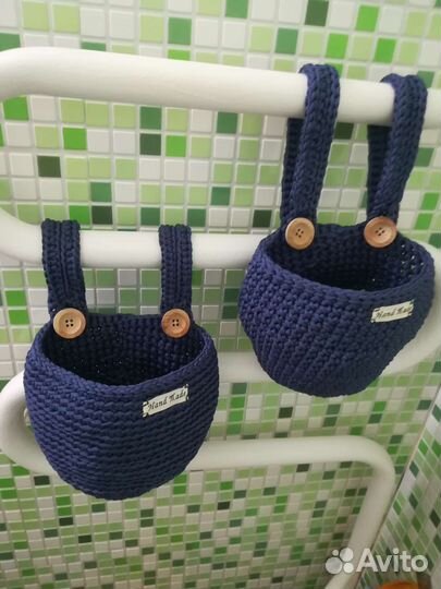 Кармашки, органайзер из полиэфирного шнура