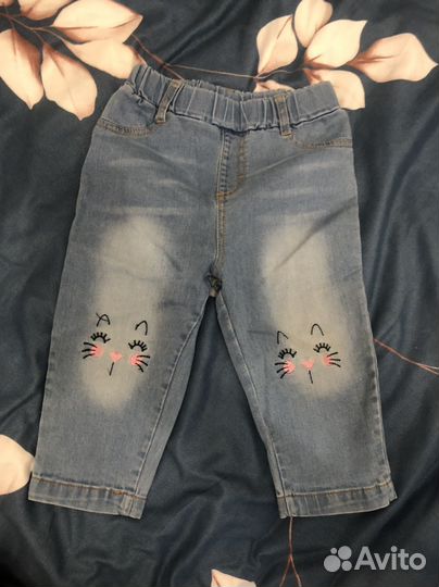 Джинсы для девочки 68-74