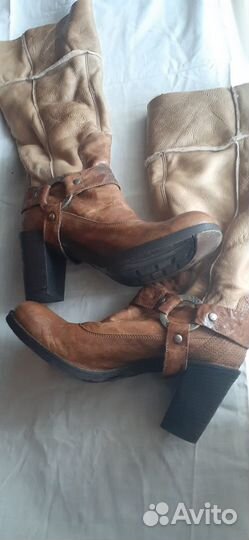 Брендовые зимние сапоги OXS р 40 Новые натур мех