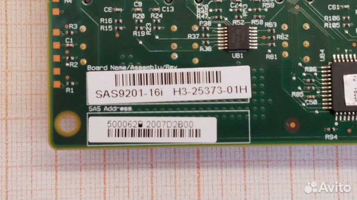 Контроллер HBA LSI SAS9201-16i SAS2/sata3 16xHDD