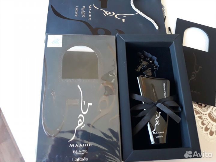 Парфюмерия унисекс Maahir Black Edition Lattafa