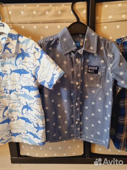 Комплект из 5 рубашек в идеале 110/116