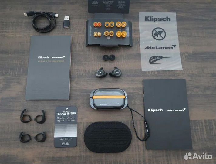 Наушники Klipsch T5 II True Wireless Sport McLaren