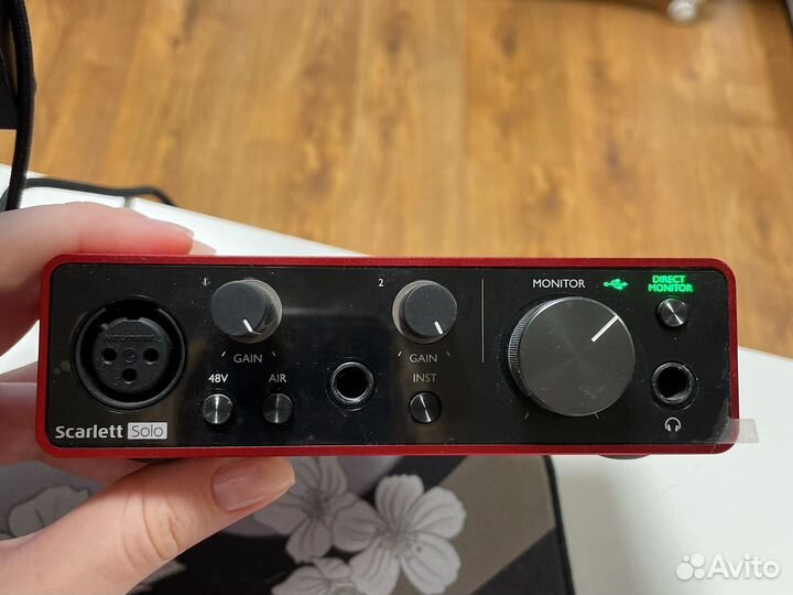 Внешняя звуковая карта Focusrite