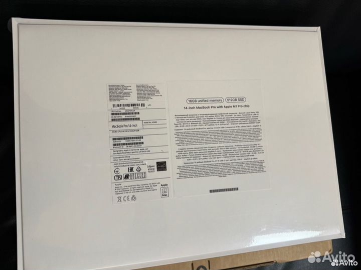 MacBook Pro 14 (2021), 512 гб, M1 Pro (8 ядер), RA