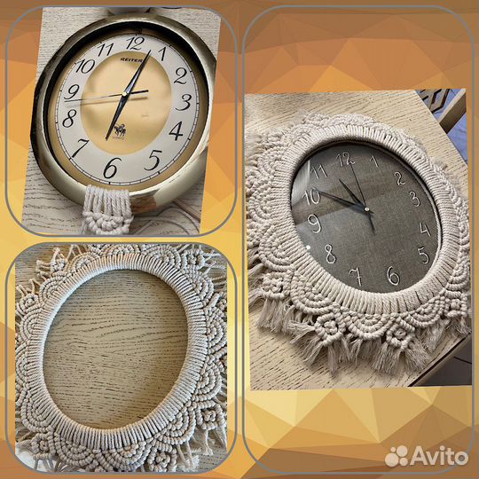 Подушки, панно макраме