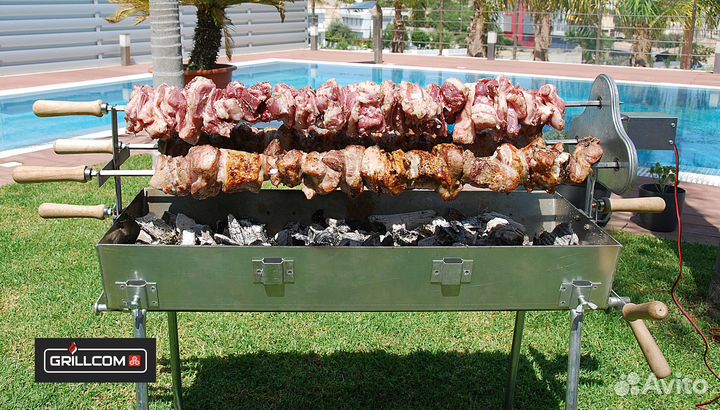 Мангал барбекю автоматический