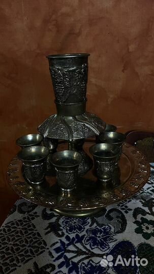 Набор винтажный винный Фонтан