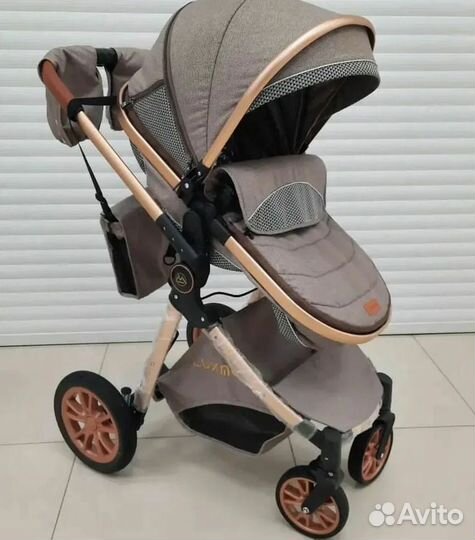 Коляска luxmom v9 3в1 трансформер
