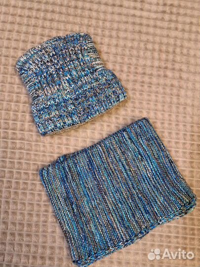 Шапка +снуд