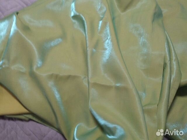 Шторы зелёные