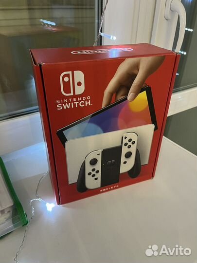 Nintendo switch oled +5000 игр. Новая