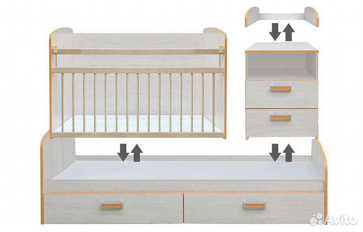 Детская кровать - трансформер 