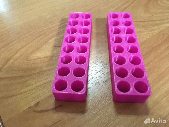 Плашка, колодка для патронов 9 мм ПМ. 3D печать