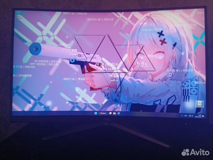 Монитор AOC 240 гц 27 1920x1080 0.5ms