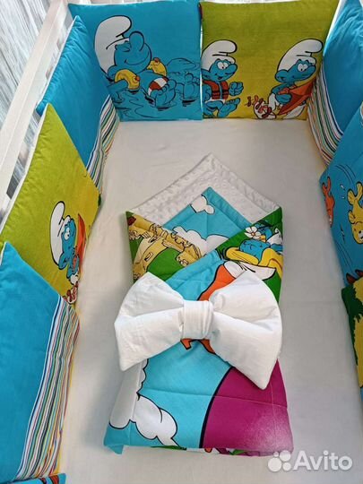 Бортики в кроватку