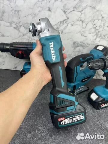 Набор аккумуляторного инструмента Makita 4 в 1