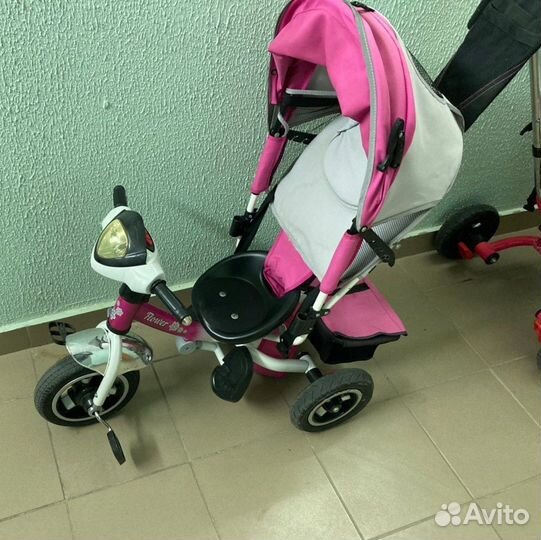 Велосипед коляска с ручкой 2 шт