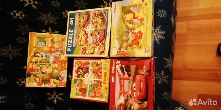 Пазлы детские пакетом