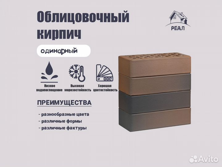 Кирпич керамический 1 нф