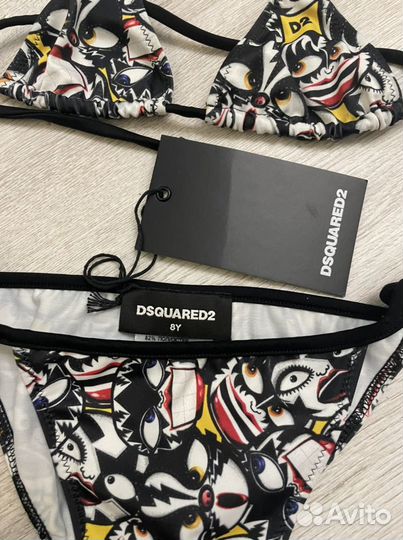 Купальник новый на пломбе Dsquared2 8 и 10 л