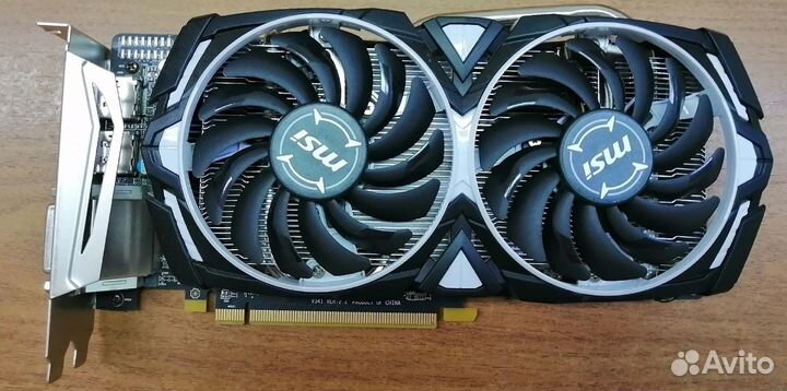 Видеокарта MSI RX 570 armor 8Gb OC