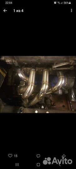 Выпускной коллектор 4-2-1 паук ваз классика 16v