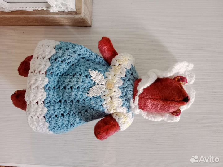 Мишка ручной работы, Тедди, кукла авторская