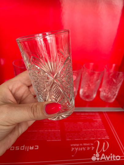 Хрустальные стаканы, фужеры, СССР, Югославия