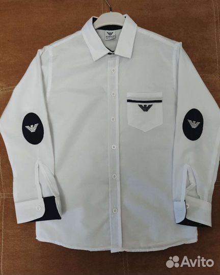 Рубашки белые для подростков новые, Турция