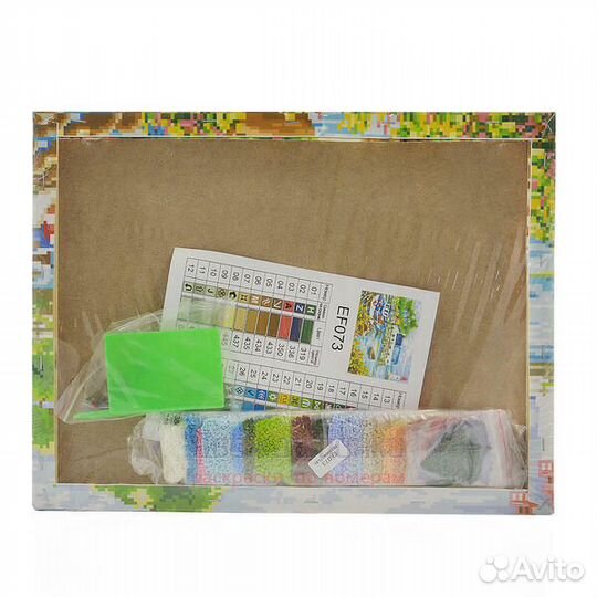 Алмазная мозаика 40x50 Маки и ромашки