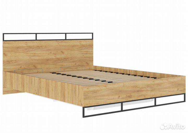 Кровать в стиле лофт