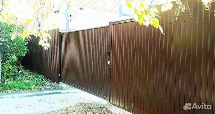 Ворота откатные на заказ от производителя