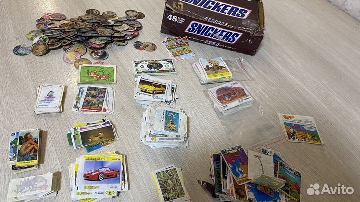 Вкладыши от жвачек 90 х