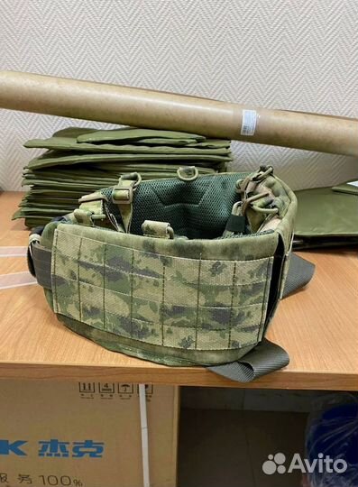 Боевой пояс с баллистической защитой и лямками Бр1