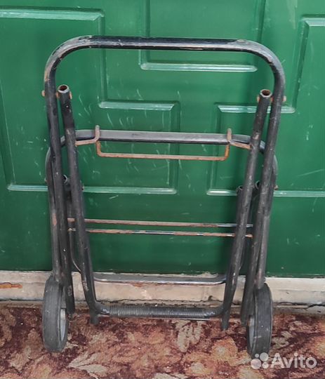 Тележка на колесах хозяйственная раскладная