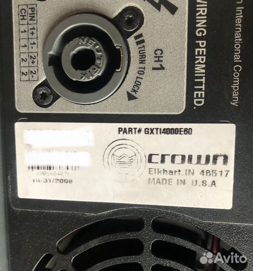Crown XTi 4000 Усилитель