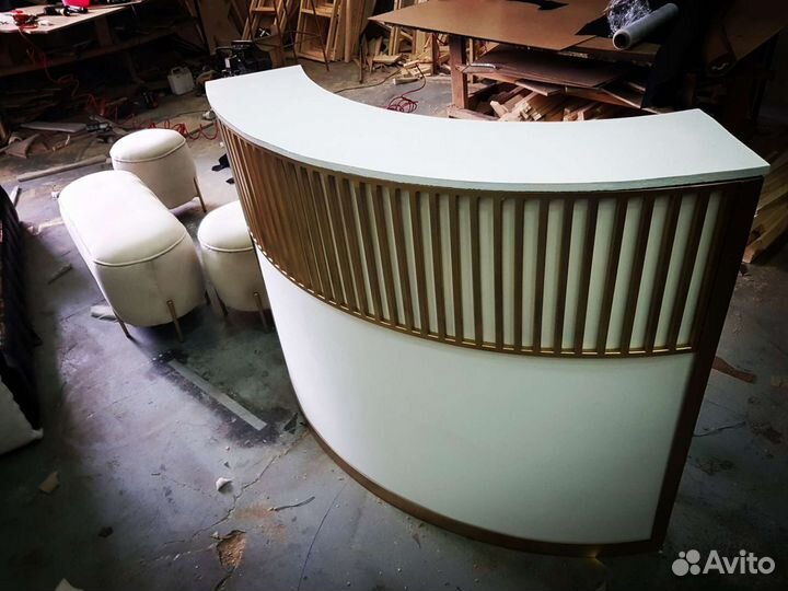 Стойка ресепшн администратора артдеко