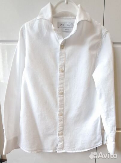 Рубашка zara для мальчика 122