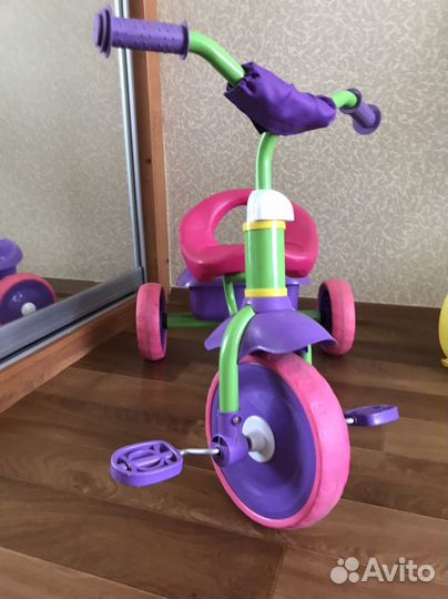 Детский трехколесный велосипед бу