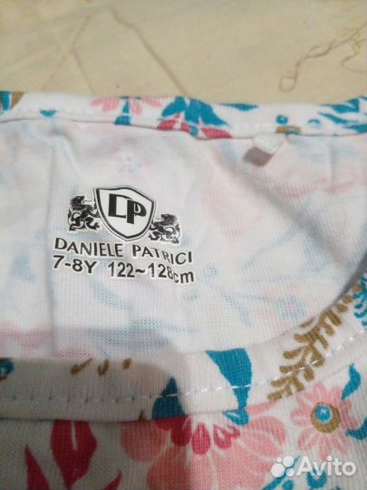 Хлопок платье 5-7 лет