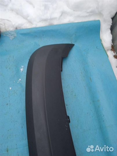 Юбка бампера задняя Skoda Rapid (2012-2019)