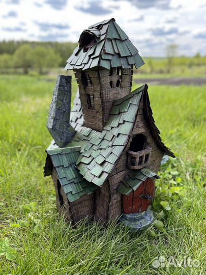 Домик из картона