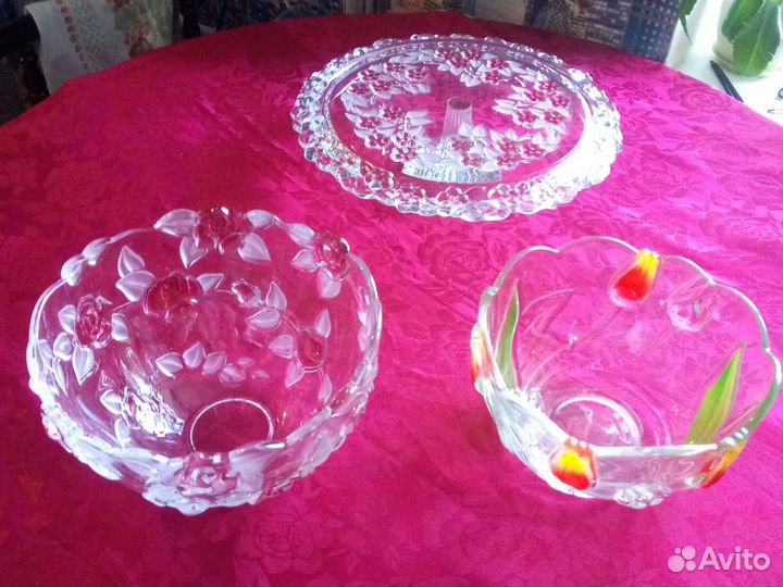 Ваза, тортница, салатник