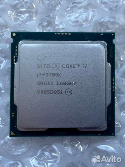 Процессор Intel core i7 9700k