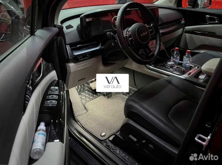 Ковры в салон для Kia Carnival IV 2023